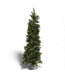 49545 6.5' Douglas Fir Pre-Lit Slim Artificial Christmas Tree