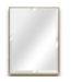 54381 22"w X 28"h Rectangle Gold Framed Wall Mirror