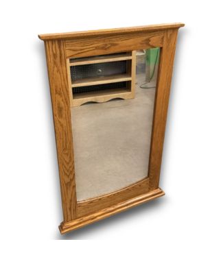 54423 Oak Framed Mirror 25.5" X 40.5"
