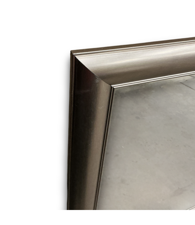 54266 Rectangle Silver Beveled Wall Mirror