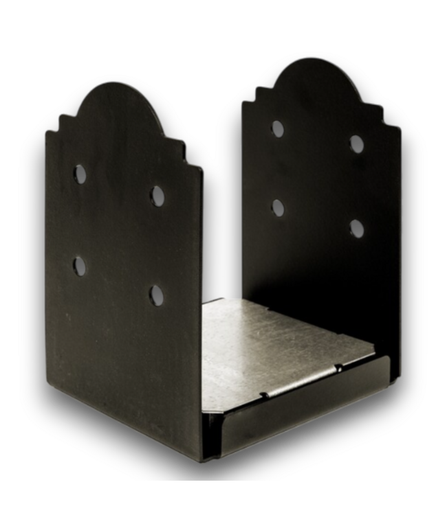 54479 Outdoor Accents Mission 8" X 8" Powder Coated Wood To Concrete Base