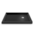 53703 SlimLine Black Rectangle Corner Shower Base 34" x 48"
