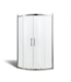 49346 Lordear Chrome Curved Shower Door 36" x 72"