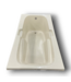52138 Cream Color Acrylic Drop-in Bathtub