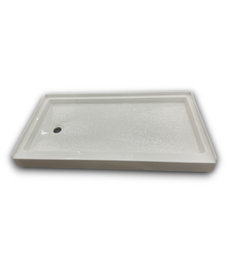 53825 Alcove White Shower Base 60" x 32"