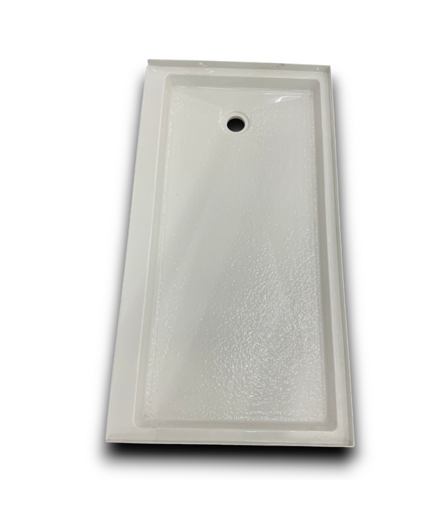 53825 Alcove White Shower Base 60" x 32"