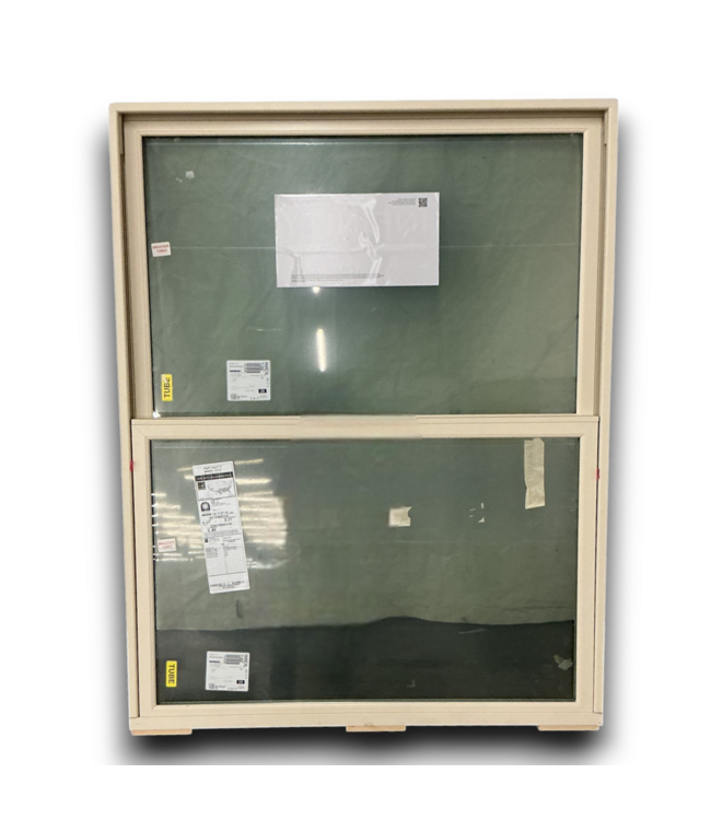 53375 Tan Vertical Slider Window 47.5" x 61.25"