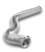 54391 Flexible Aluminum Duct With Clamps 4" X 8'