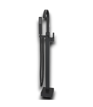 53749 Levantine Matte Black Freestanding Bathtub Faucet
