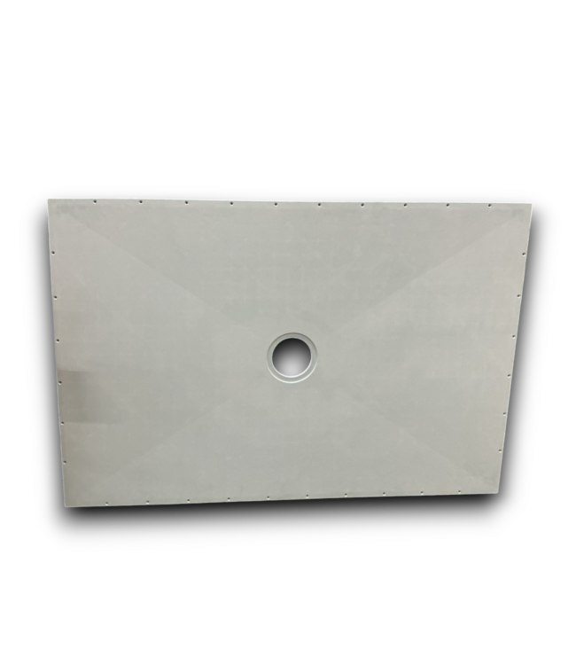 54234 48"w X 72"l Classic Base Curb Less Shower Foundation Constructed With Glass-fiber Reinforced Plastic