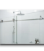 53122 Eclipse Chrome Frameless Sliding Shower Door 64" to 68"W