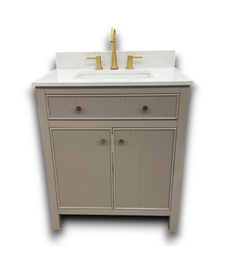 54255 Sandbanks 30" Bathroom Vanity With Top And Faucet