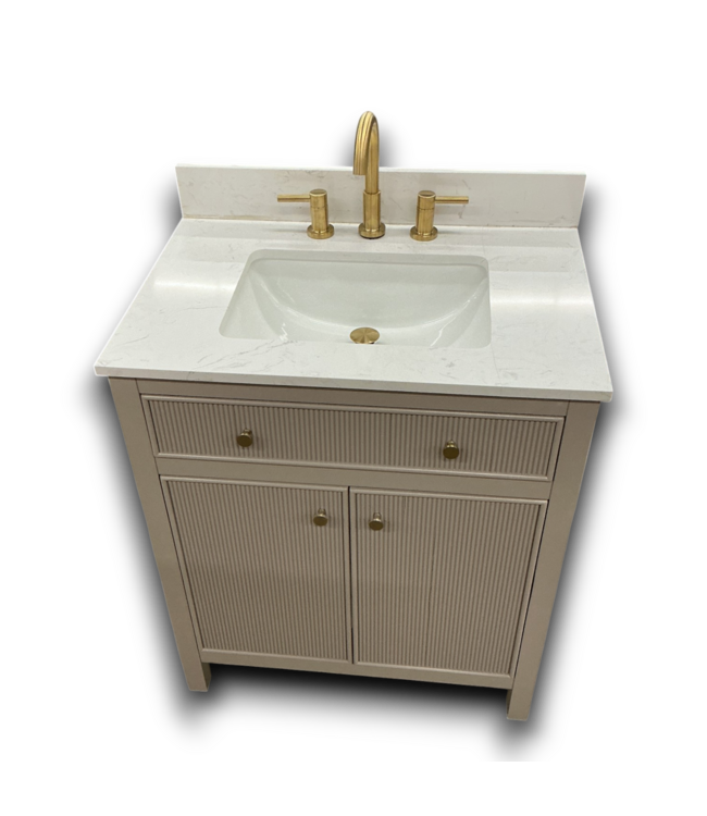 54255 Sandbanks 30" Bathroom Vanity With Top And Faucet