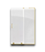 54295 Mirage-x Frameless Sliding Shower Door Brushed Gold 54 X 71