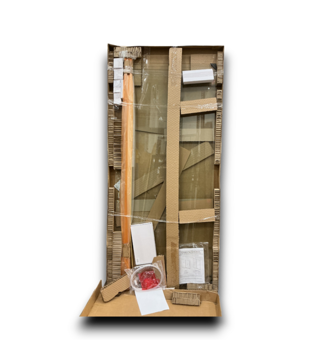 54295 Mirage-x Frameless Sliding Shower Door Brushed Gold 54 X 71