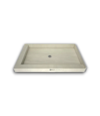 Bud's Warehouse 52210 Made For Tile Double Threshold Shower Base 48"D x 60"L