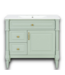 54533 Light Green Bathroom Vanity With White Ceramic Sink 36"