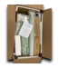 54533 Light Green Bathroom Vanity With White Ceramic Sink 36"