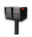 54550 Black 2-way Spreader Mailbox Hardware