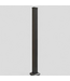 47635 Weatherables Textured Black Aluminum Deck Post