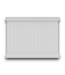 53068 Emblem White Privacy  Vinyl Flat Top Fence Panel 6' x 8'