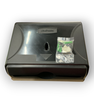 Bud's Warehouse 52395 Black Plastic Wall Mount Paper Towel Holder