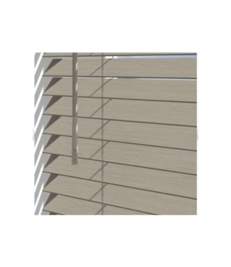 51960 Gray Faux Wood Horizontal Blinds 31"W x 64"H