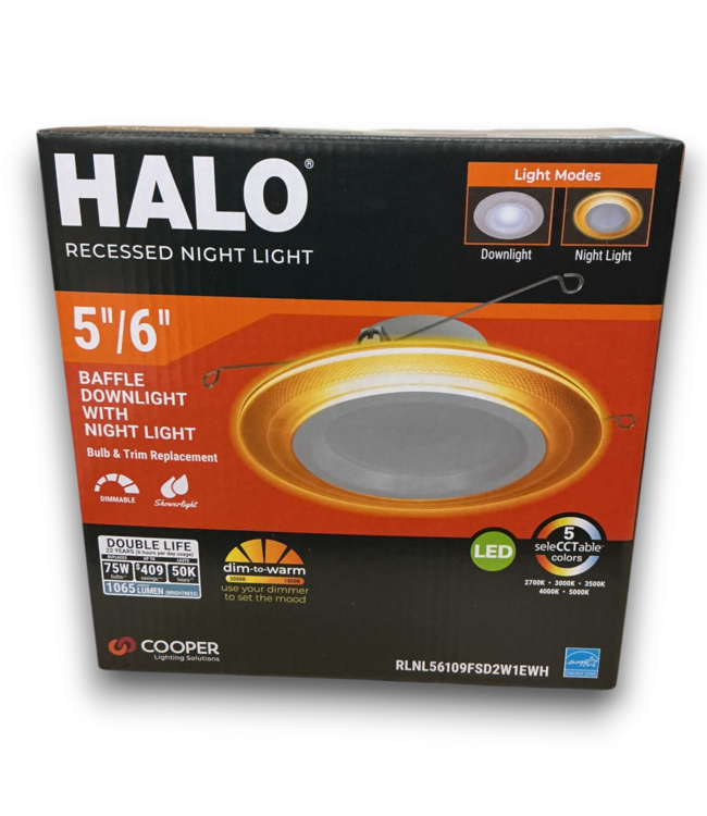 54390 Recessed Halo Night Light