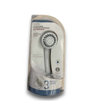 54385 Handheld Shower Head White Plastic