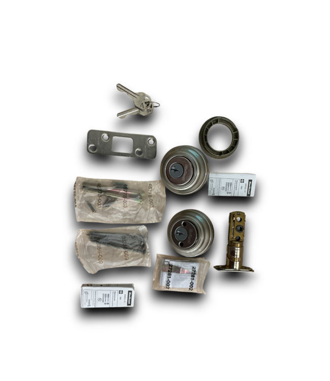 53179 Satin Nickel Double Cylinder Deadbolt Smart Key Security