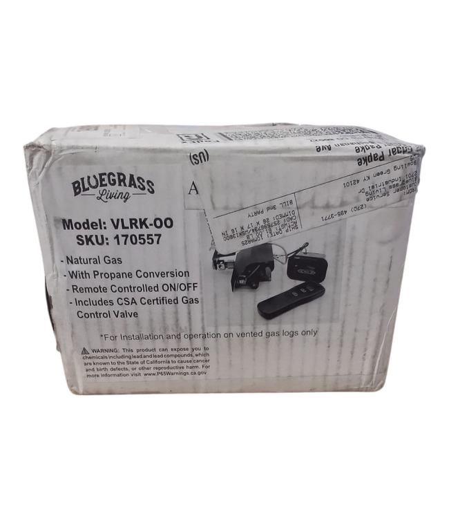43729 Bluegrass Living Remote Control Kit for Gas Fireplace