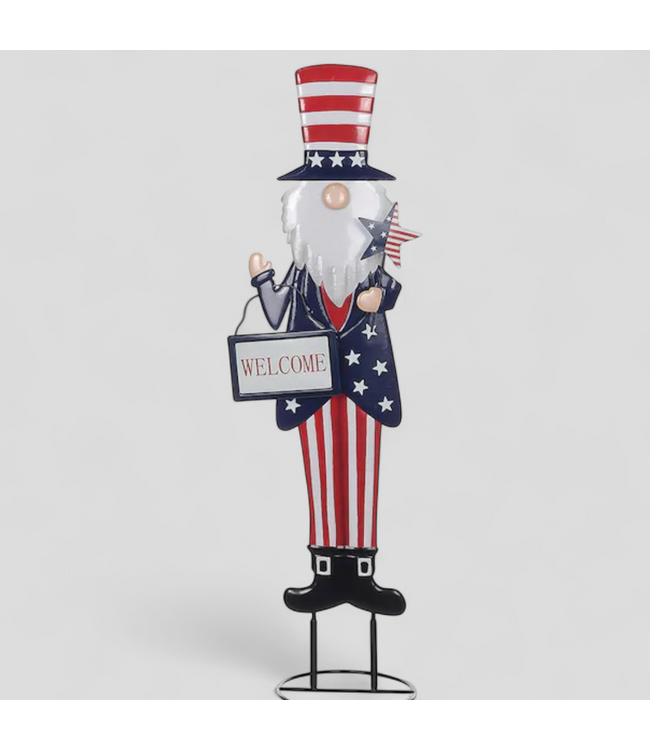 46563 Holiday Living 34-in Metal Uncle Sam Decoration