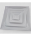 46486 Reliabilt 24-in x 24-in 3-Cone Steel Ceiling Diffuser