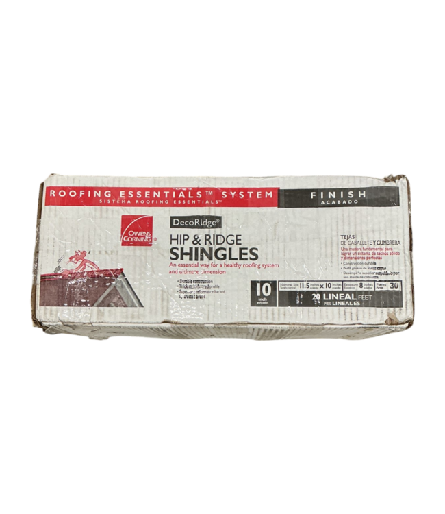 52985 Shasta White Hip Ridge Roof Shingles 20 Linear Feet