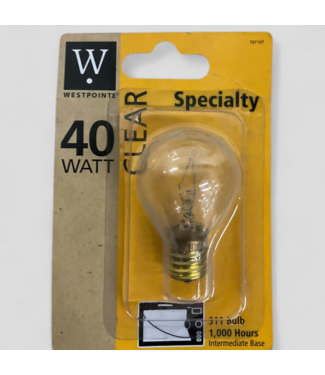 45327 Westpointe 40 Watt Clear Specialty Bulb
