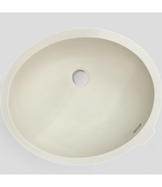 Bud's Warehouse 48239 Wilsonart Antique White Oval Bathroom Sink Av1512