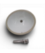 49900  White Ceramic Sink with Drain 19.5"W