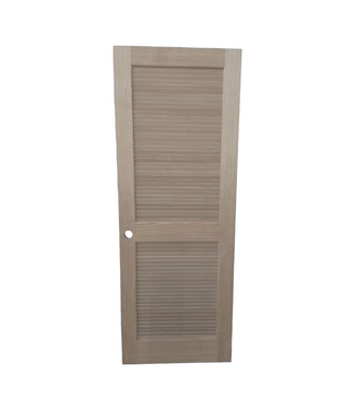 44941 Unfinished Fir Right Hand Louver Interior Door 30"W