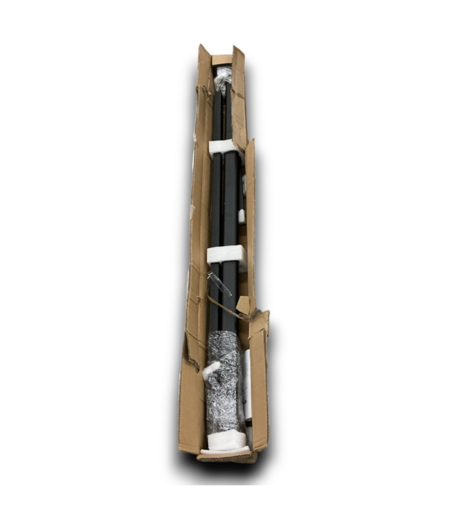 54558 6’ X 36” Black Metal Deck Handrail Kit