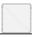 54604 Adjustable Metal End Weave Walk-thru Chain Link Fence Gate