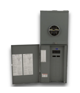 Bud's Warehouse 52682 Homeline Ringless Main Breaker Meter Combo Load Center