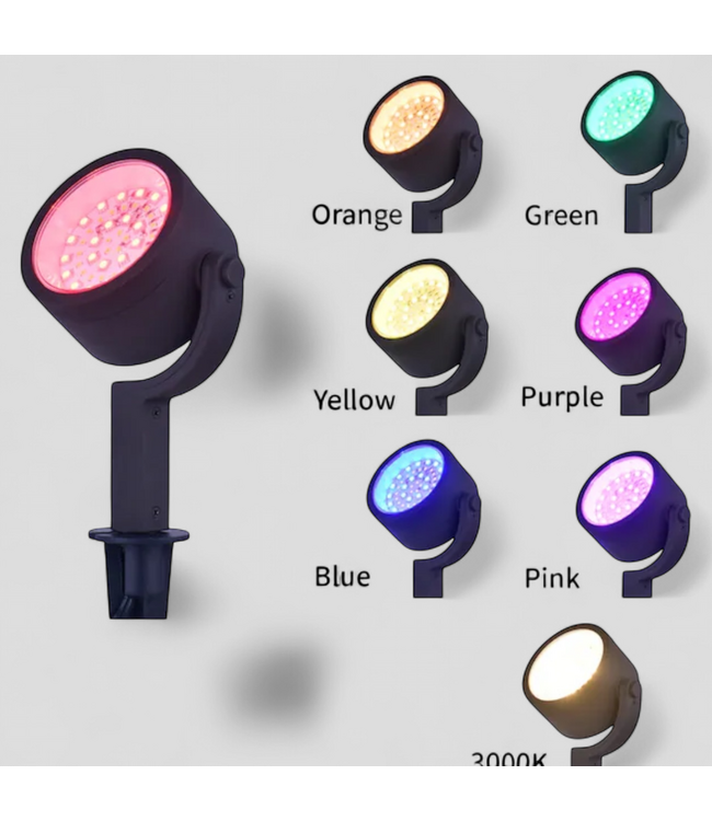 46913 Harbor Breeze Led Color Changing Flood Light