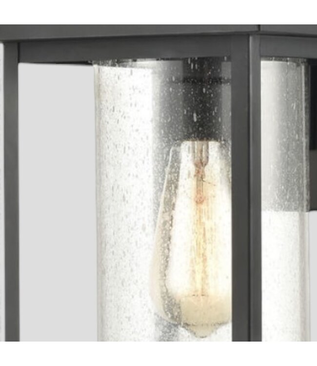 49016 Minersville 1-Light Black Outdoor Wall Lantern