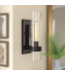 52764 Black Wall Sconce 5"W