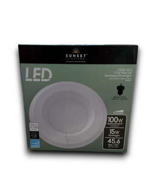 54628 White Recessed Downlight 5"/6"