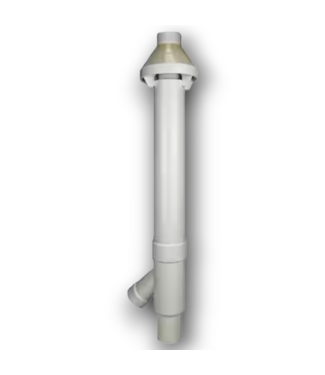 Bud's Warehouse 52989 White PVC Concentric Vent Kit (2-in PVC)