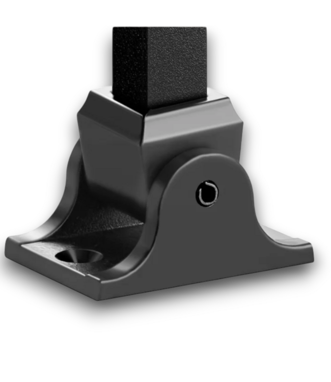 Bud's Warehouse 52687 Aluminum Alloy Square Baluster Shoes (50 count)