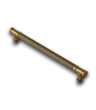 53293 Antique Brass Cylinrical Handle Drawer Pull 6 Pack 13.6"