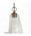 49610 Modern Gold/textured Glass Hanging Light