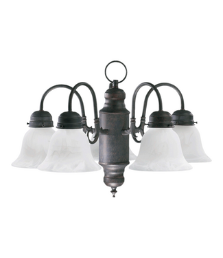 40505 Quorum Fort Worth 5 Light Chandelier
